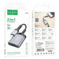 Hoco UA25 Kartenleser SD TF Lightning iPhone Grau - MIZO.at