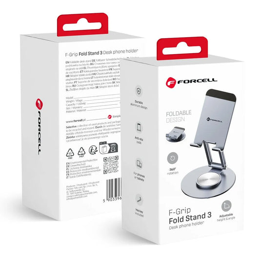 Handyhalter Tisch 360° drehbar faltbar Aluminium Tablet Ständer Forcell - MIZO.at