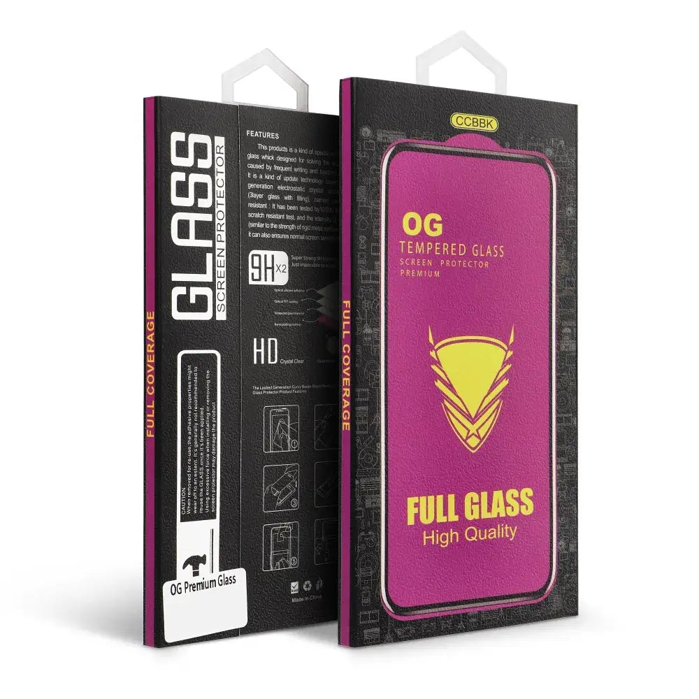 OG 6D Premium Schutzglas iPhone 13 Pro 14 Schwarz - MIZO.at