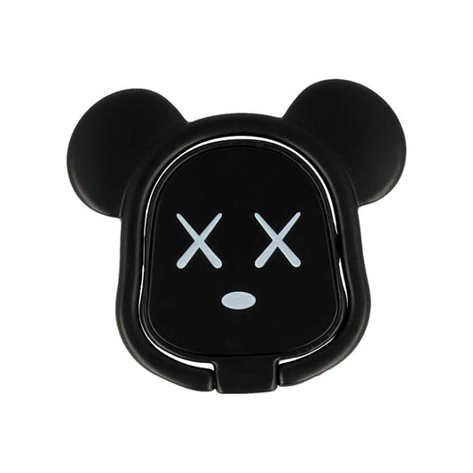 Bear Ring Holder Schwarz | Phone Stand & Fingergriff - MIZO.at