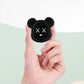 Bear Ring Holder Schwarz | Phone Stand & Fingergriff - MIZO.at