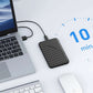 Orico 25PW1-U3 2.5" HDD/SSD Gehäuse USB 3.0, Schwarz - MIZO.at