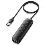 Ugreen 4-in-1 USB Hub Silber – USB-A 3.0, USB-C, 5Gbps - MIZO.at