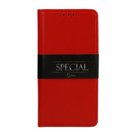 Samsung Galaxy A35 Red Book Special Horizontal Holster | Leather Case - MIZO.at