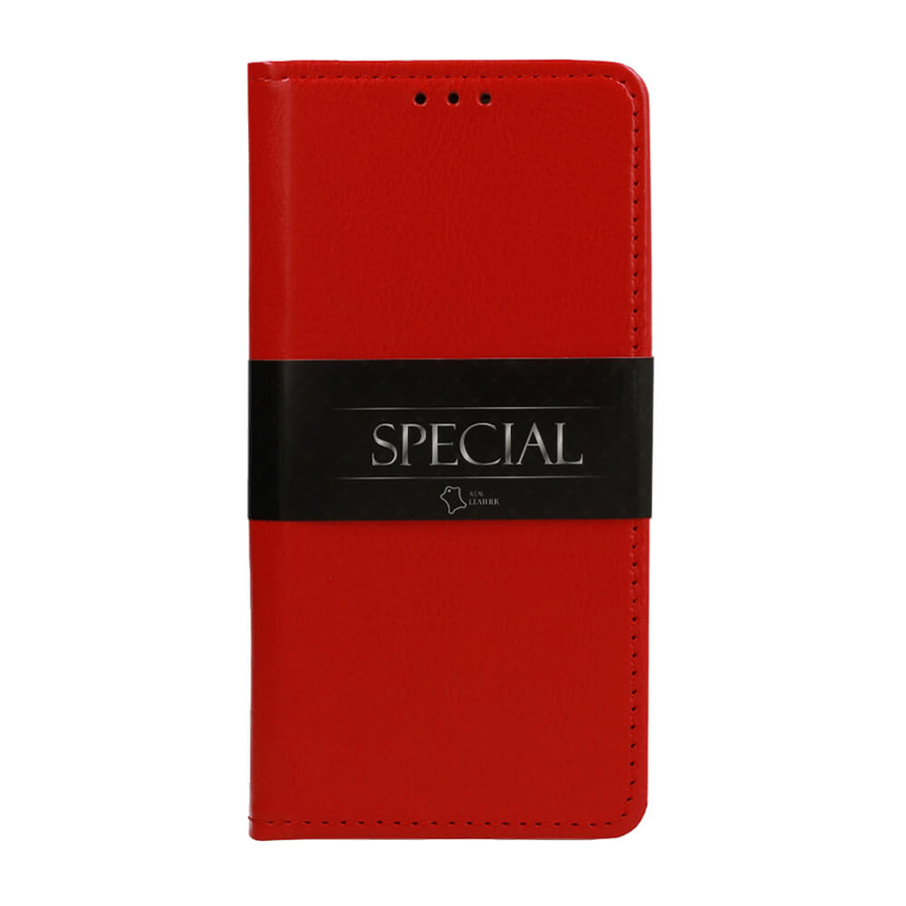 Samsung Galaxy A35 Red Book Special Horizontal Holster | Leather Case - MIZO.at