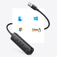 Ugreen 4-in-1 USB Hub | Expand Connectivity & Boost Productivity - MIZO.at