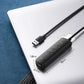 Ugreen 4-in-1 USB Hub Silber – USB-A 3.0, USB-C, 5Gbps - MIZO.at