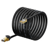 Baseus 10m Netzwerkkabel Cat 7 – 10Gbps High Speed Schwarz - MIZO.at