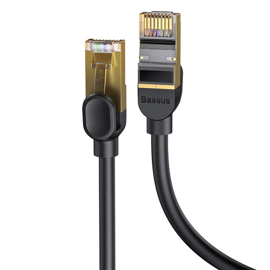 Baseus 10m Netzwerkkabel Cat 7 – 10Gbps High Speed Schwarz - MIZO.at