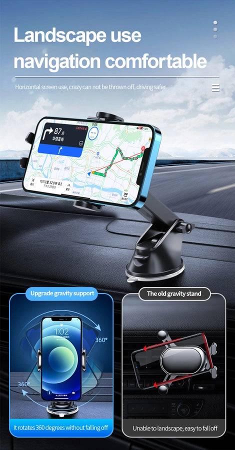 JELLICO PH9 Gravity Car Holder | Secure & Adjustable Mount - MIZO.at