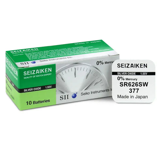 Seizaiken SEIKO 377 SR626SW Silberoxid Uhrbatterie - MIZO.at