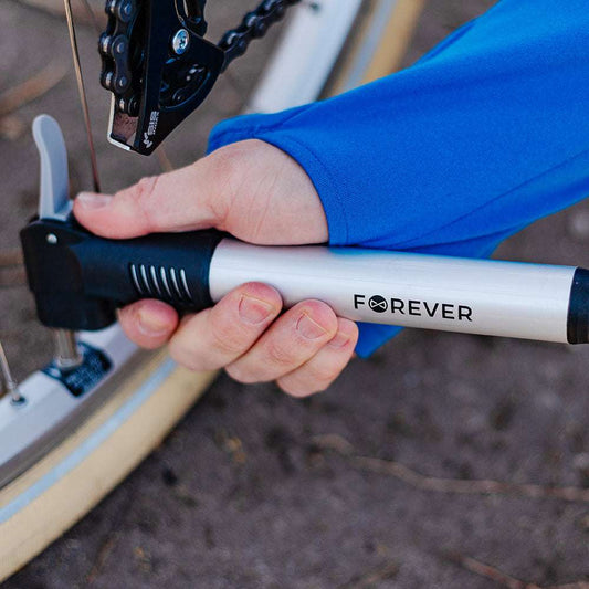 FOREVER PU-100 Fahrradpumpe | Rahmenhalterung, Presta & Schrader - MIZO.at