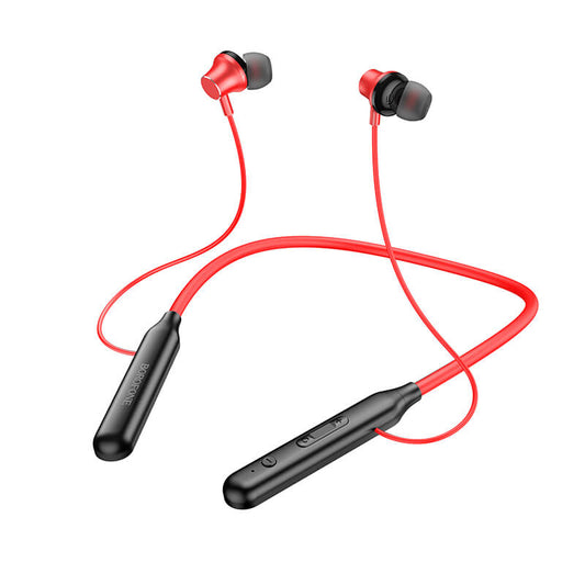 Borofone BE56 Bluetooth Sports Headphones | Red | Sweat Resistant - MIZO.at