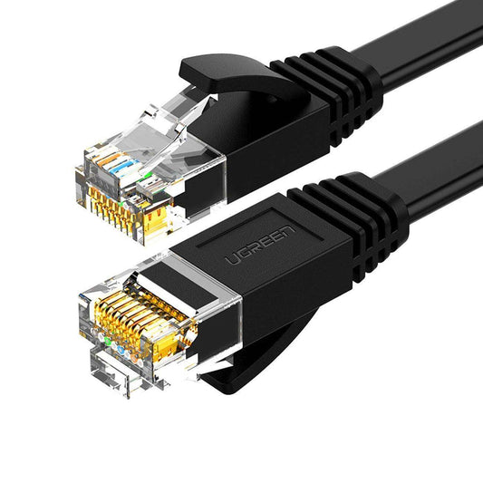 Ugreen 0.5m Cat 6 Ethernet Cable | 1000 Mbps, Black - MIZO.at