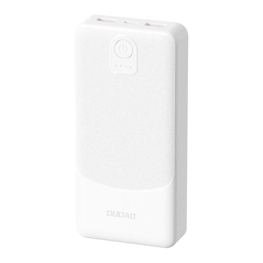 Dudao K10Pro Powerbank 20.000mAh mit Dual USB-A, Weiß - MIZO.at