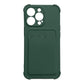 iPhone 12 Pro Card Wallet Grün – Airbag Armor Case - MIZO.at