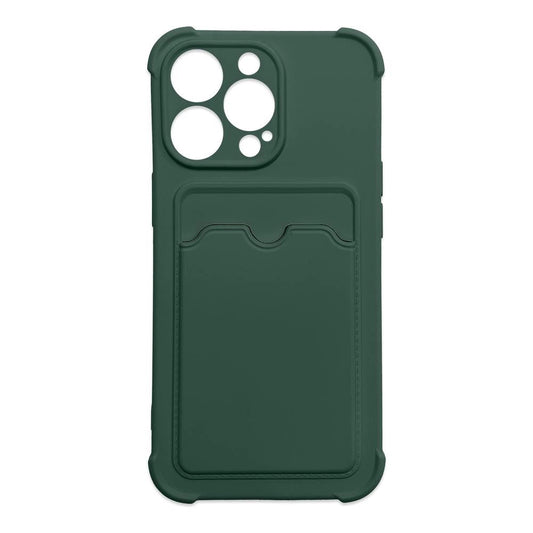 iPhone 12 Pro Card Wallet Grün – Airbag Armor Case - MIZO.at