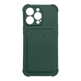 iPhone 12 Pro Card Wallet Grün – Airbag Armor Case - MIZO.at