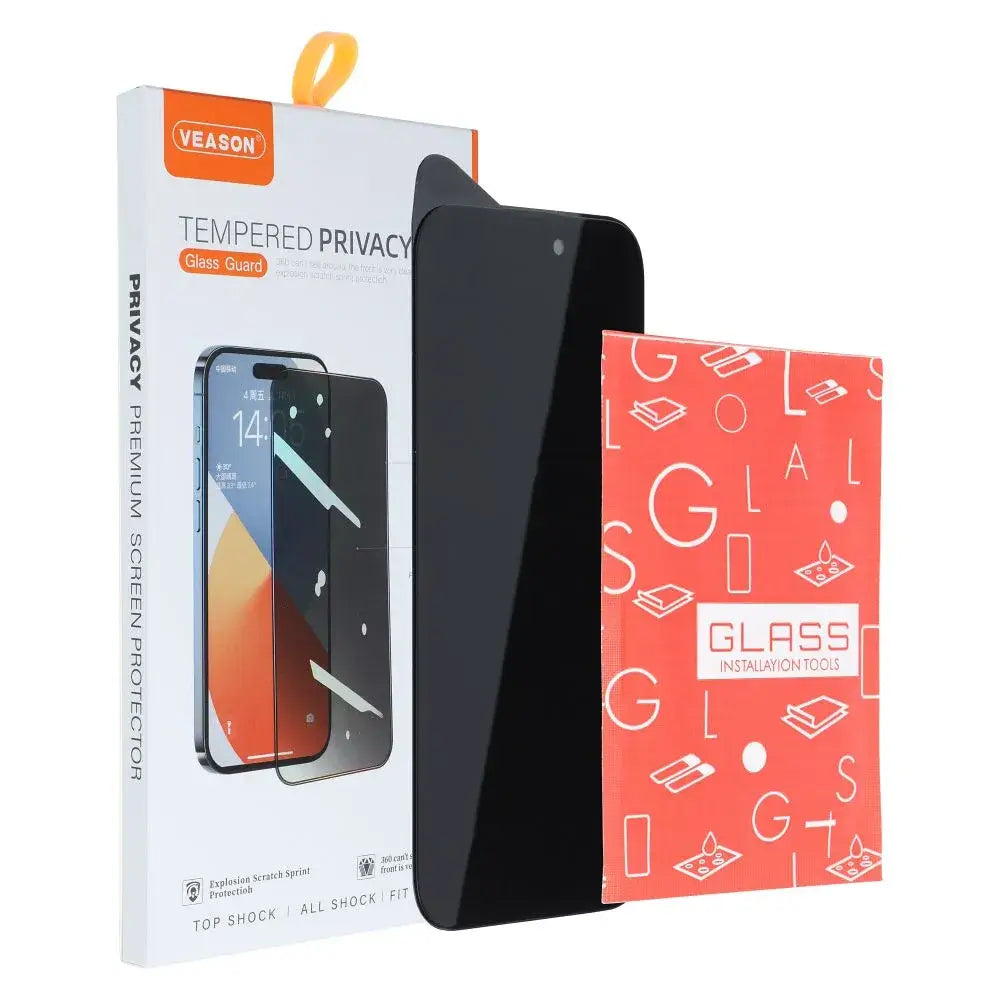 6D Pro Veason Privacy Glass for iPhone 14 Pro Max – Black - MIZO.at