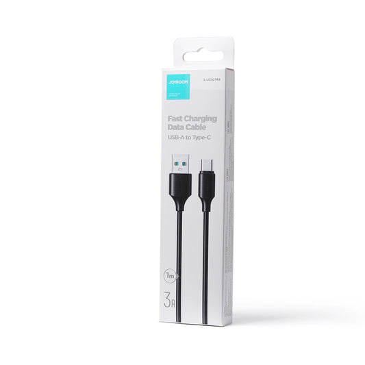 USB-Type-C Kabel, 1 m Schwarz – 3A Schnellladen & 480 Mbps Datenübertragung - MIZO.at