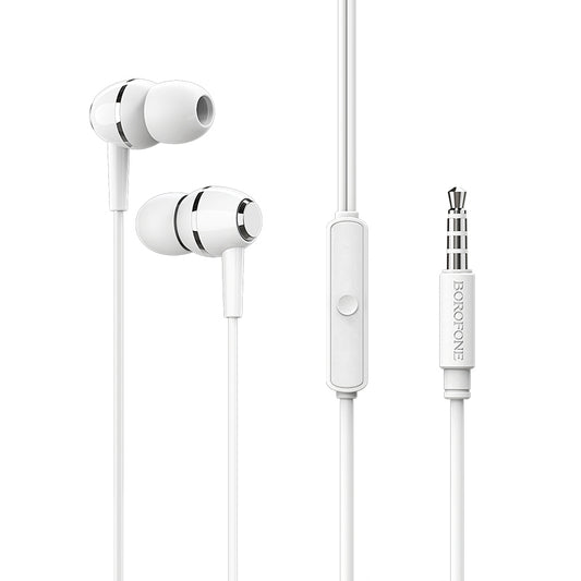 Borofone BM36 Acura Headphones with Microphone | White - MIZO.at
