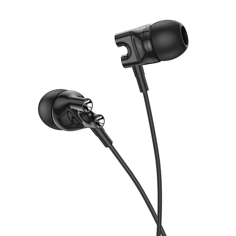 Borofone BM72 Majestic Black Headphones | Wired, 3.5mm Jack - MIZO.at
