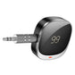 Hoco E80 Bluetooth AUX Adapter 3,5mm Mit Display Schwarz - MIZO.at