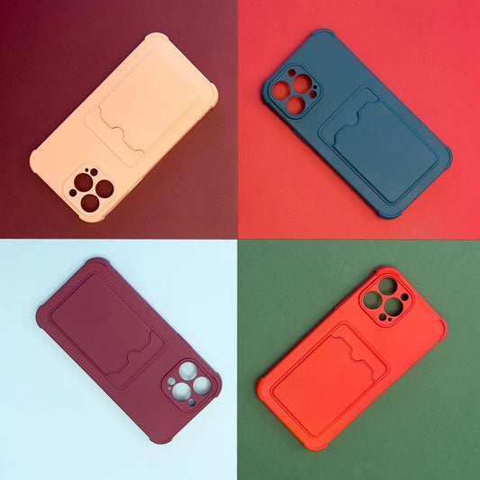 iPhone 12 Pro Card Wallet Grün – Airbag Armor Case - MIZO.at