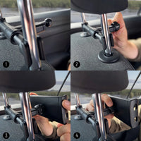 2-in-1 Car Headrest Phone Mount | Wozinsky Holder with Hanger - MIZO.at