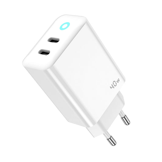 JELLICO EU19 40W GaN PD Wall Charger | Fast Charging, Dual USB-C - MIZO.at
