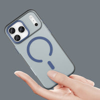 Magnetic Abrasive iPhone 17 Pro Max Case MagSafe Matte Blau - MIZO.at