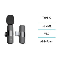 Unico Wireless Lavalier-Mikrofon Streaming – Lightning & Type-C Schwarz - MIZO.at