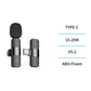 Unico Wireless Lavalier-Mikrofon Streaming – Lightning & Type-C Schwarz - MIZO.at