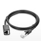 Ugreen Cat 6 Ethernet Kabel 5m – 1Gbps Verlängerung Schwarz - MIZO.at