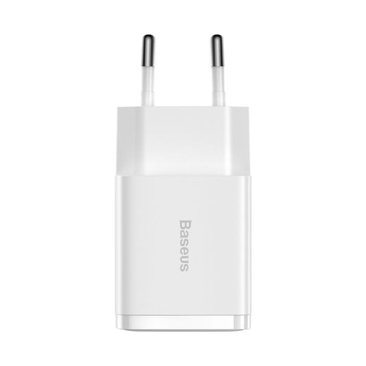 Baseus 10.5W Dual USB Charger Weiß Kompakt CCXJ010202 - MIZO.at