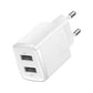Baseus 10.5W Dual USB Charger Weiß Kompakt CCXJ010202 - MIZO.at