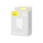 Baseus 10.5W Dual USB Charger Weiß Kompakt CCXJ010202 - MIZO.at