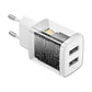 Baseus 10.5W Dual USB Charger Weiß Kompakt CCXJ010202 - MIZO.at