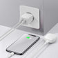 Baseus 10.5W Dual USB Charger Weiß Kompakt CCXJ010202 - MIZO.at