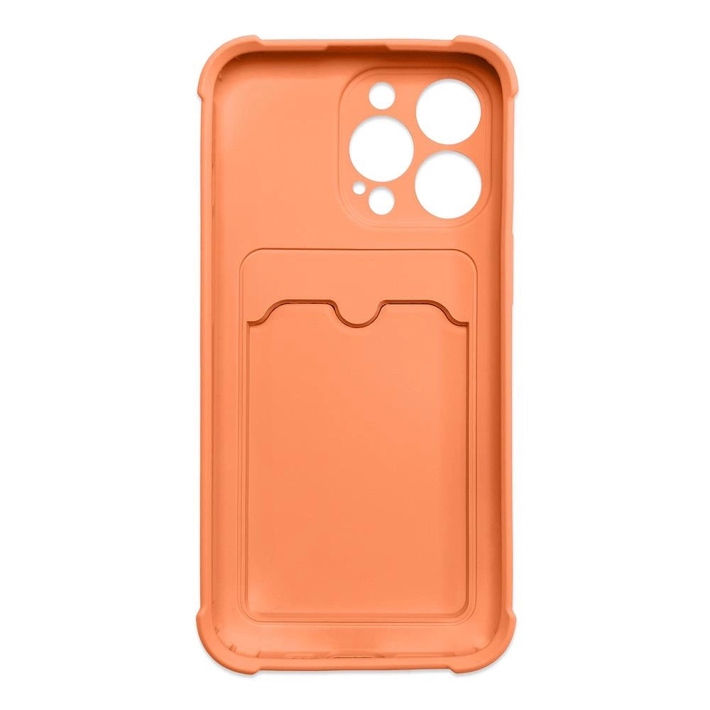 iPhone 12 Pro Card Wallet | Orange Airbag Armor Case - MIZO.at