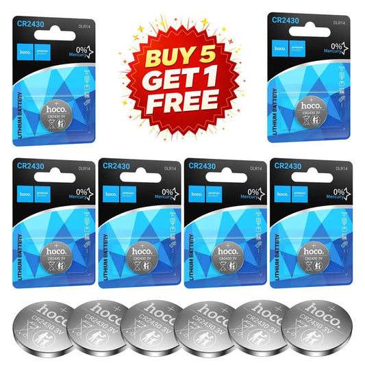 5+1 GRATIS – HOCO CR2430 Lithium Batterie 6er Pack - MIZO.at