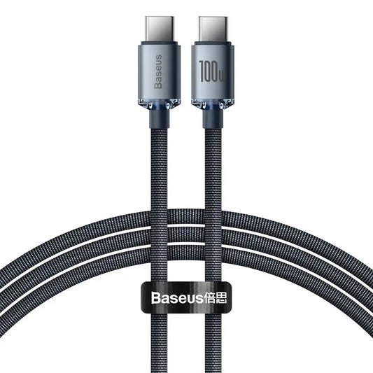 USB C Kabel 100W Schnellladekabel USB C auf USB C 1,2 m Baseus - MIZO.at