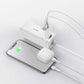 Baseus 10.5W Dual USB Charger Weiß Kompakt CCXJ010202 - MIZO.at