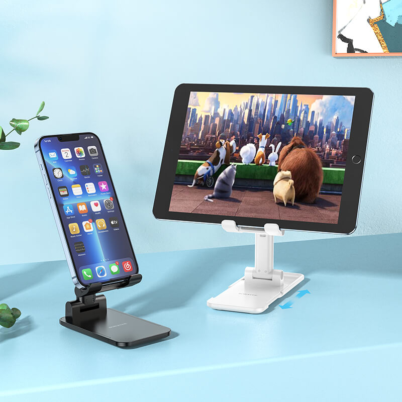Astral Desk Stand Holder White | Adjustable for Phones & Tablets - MIZO.at