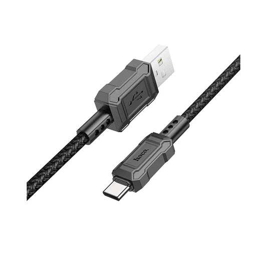 HOCO X94 USB-C Ladekabel 3A – 1m Schwarz, Schnellladung & Daten - MIZO.at