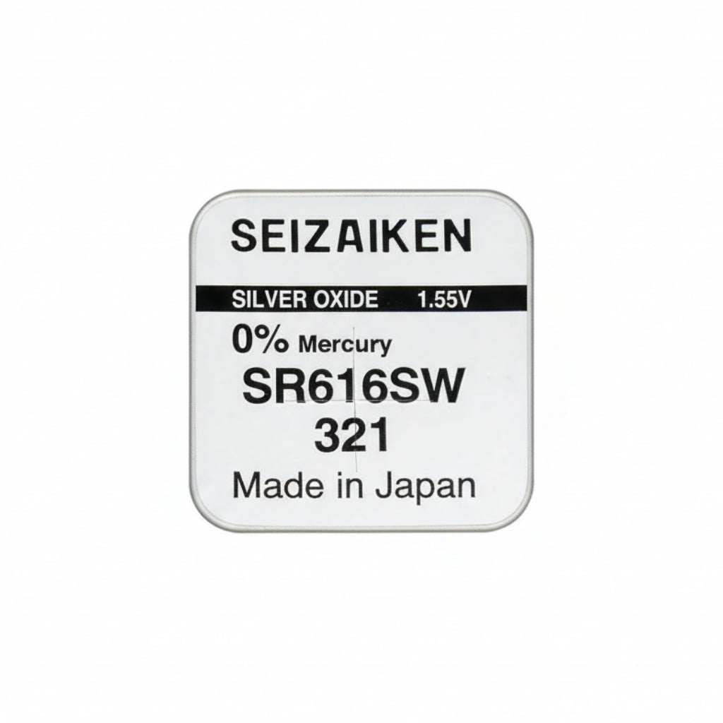 Seizaiken SEIKO 321 SR616SW Silberoxid Uhrbatterie - MIZO.at