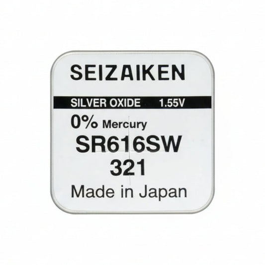 Seizaiken SEIKO 321 SR616SW Silberoxid Uhrbatterie - MIZO.at