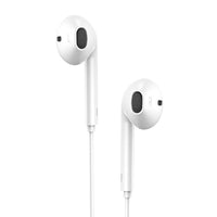 Dudao X3C USB-C Earphones | White In-Ear Headphones with Mic - MIZO.at