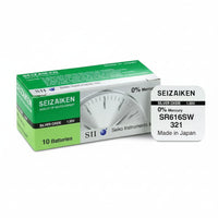Seizaiken SEIKO 321 SR616SW Silberoxid Uhrbatterie - MIZO.at