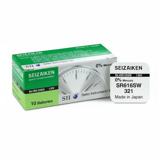 Seizaiken SEIKO 321 SR616SW Silberoxid Uhrbatterie - MIZO.at